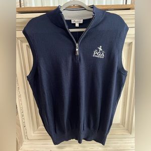 Peter Millar PGA Championship Bethpage Quarter-Zip Sweater Vest
